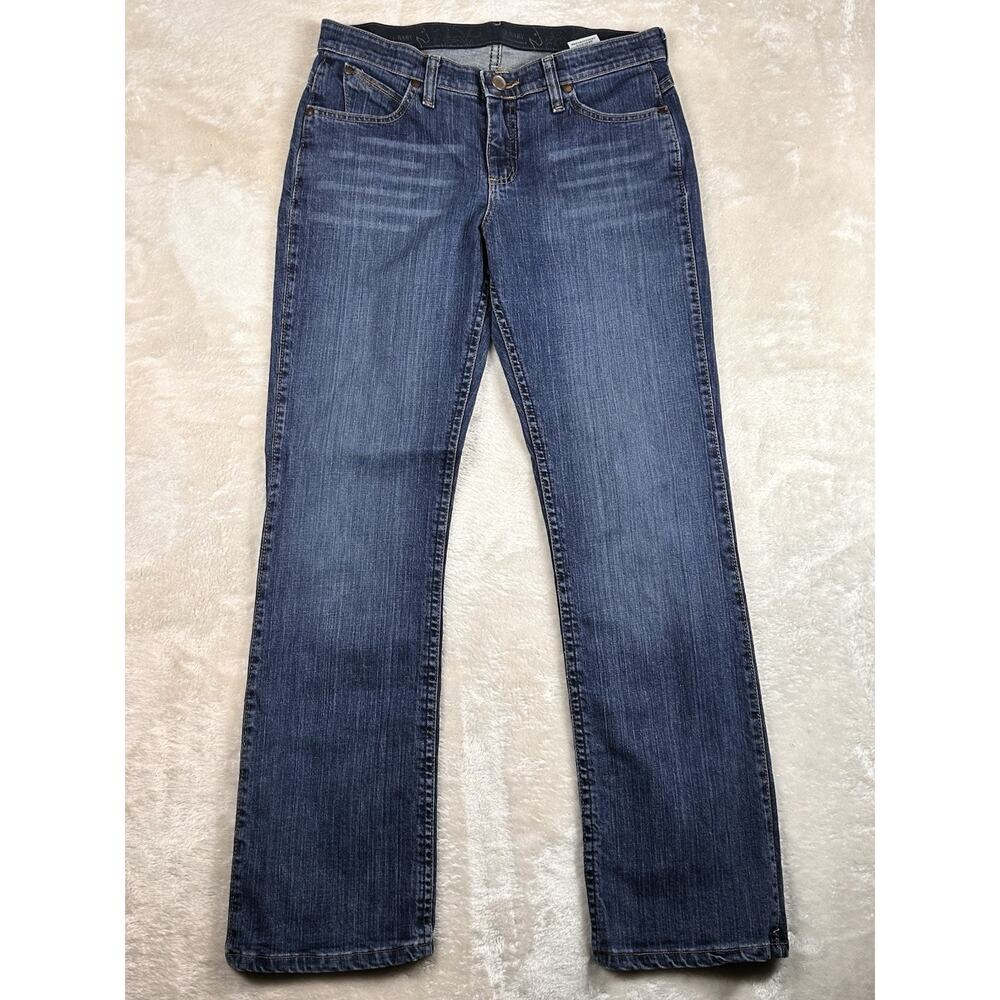 Wrangler Q-Baby Size 7/8x32 Straight Medium Wash Jeans WRQ20TB